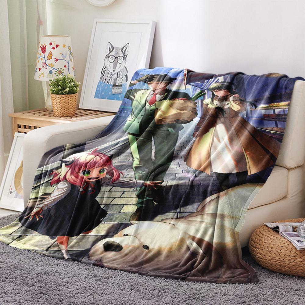 1 Pezzo Coperta in Flanella con Stampa Cartone Animato, Alta Qualità Confortevole per Tutte le Stagioni, Decorazione per la Casa, Calore e Comfort, Perfetta per Regalo di Natale Compleanno