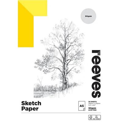 Reeves Eskiz Defteri 30 Yaprak 90gsm (A5)