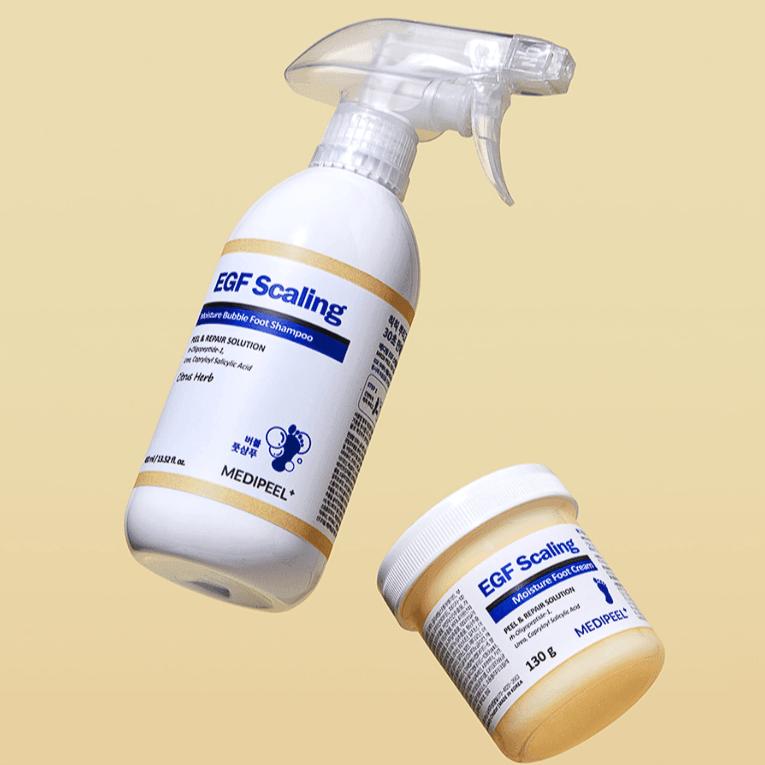 MEDI-PEEL Shampoing moussant hydratant pour les pieds EGF Scaling Moisture Bubble 400 ml