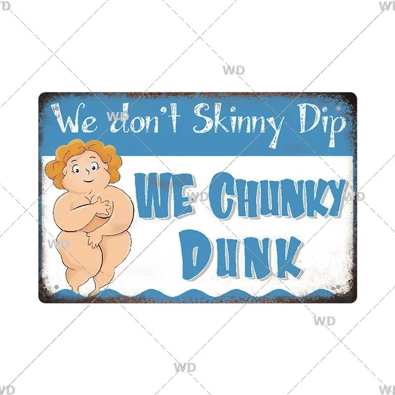 Tin Sign Pool Funny Rules Vintage Plaque Welcome Warning No Swimming Instruction Metal Sign For Home Pool Store Club Wall Decor