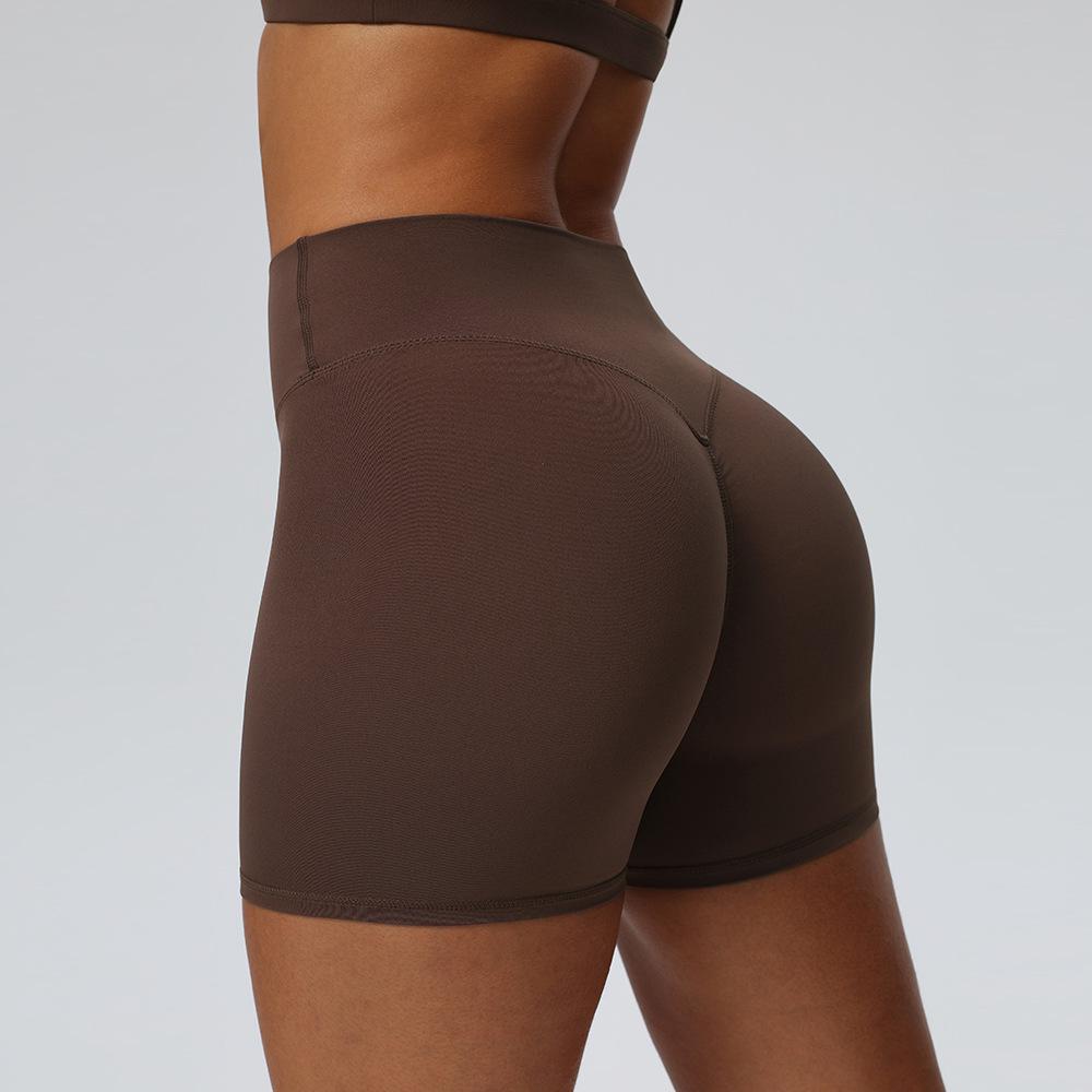 Women s High Waist Butt Lifting Yoga and Running Shorts - Quick Dry, High Elasticity