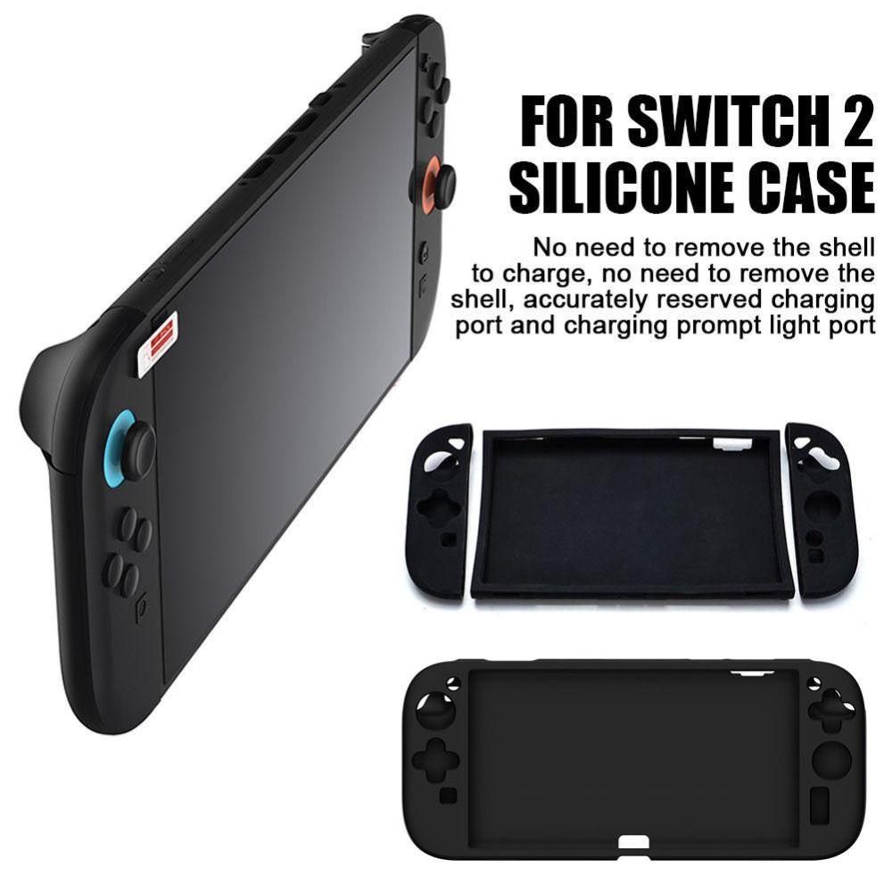 Anti-Slip Protective Cover Anti-scratch Soft Grip Shell for Nintendo Switch 2 Game Console