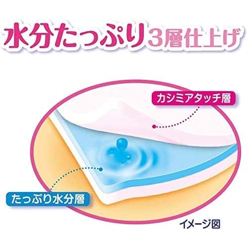 Moony Baby Wipes, Soft and Thick, No-Rubbing, Refill, 60 Wipes X 10 Packs, Limited Edition Packaging