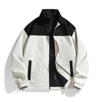 Herbst Neue Drei-Beweis Outdoor-Jacke Herren Trend Kontrast Locker Kragenjacke Freizeit Sport Herren.