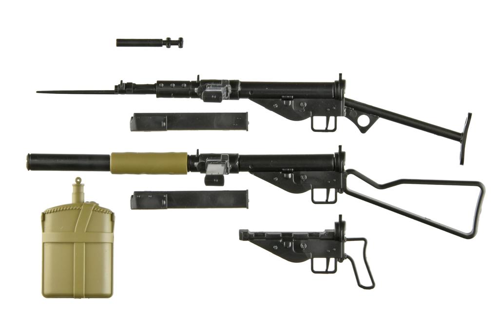 Tomytec Little Armory STUDY1942 LA104 Sten Mk2 Type Plastic Model 330004