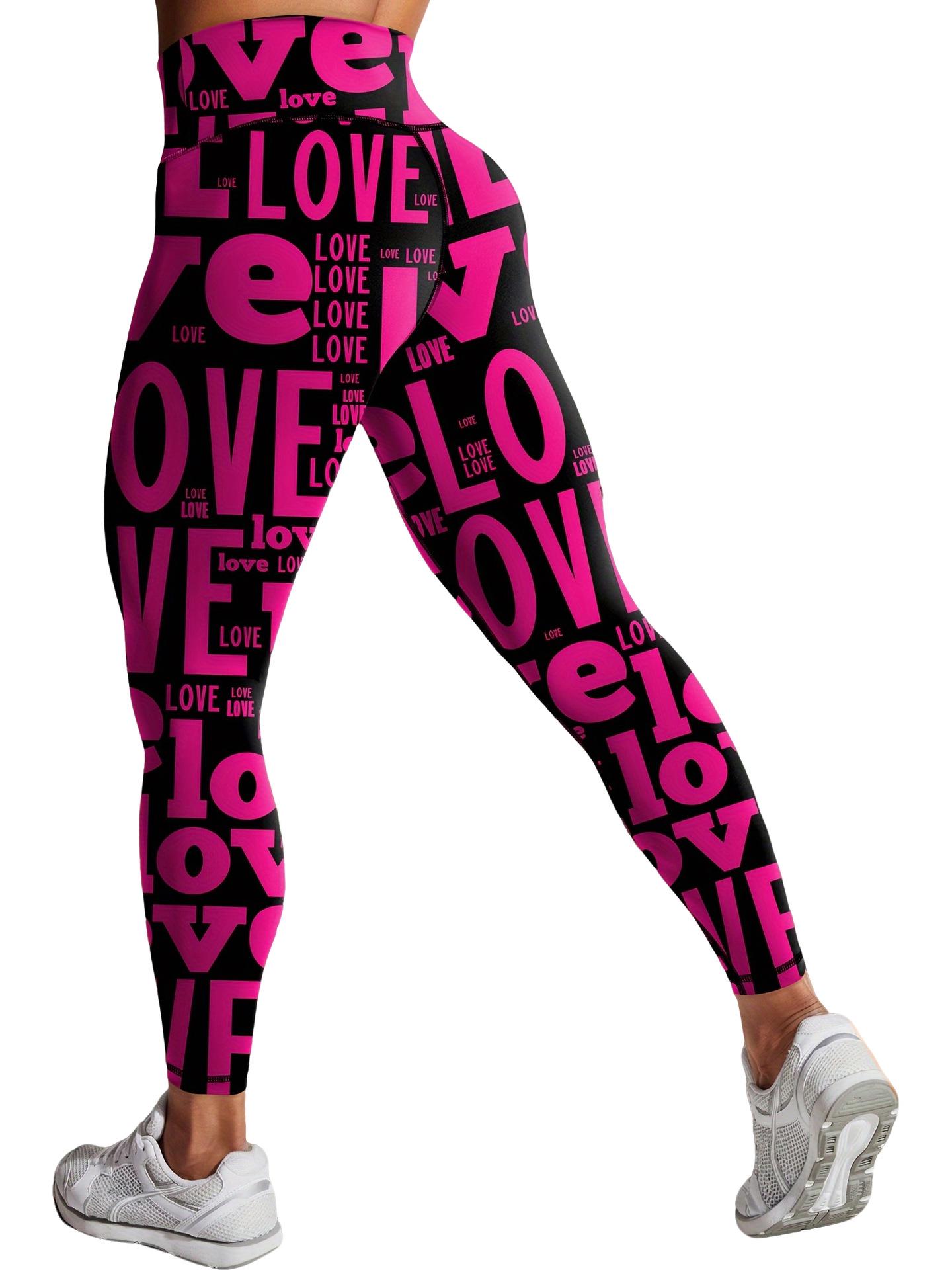 

Транскордонні жіночі легінси для йоги із завищеною талією – обтягуючі брюки з принтом для фітнесу та танців із підйомом стегон Extra Large