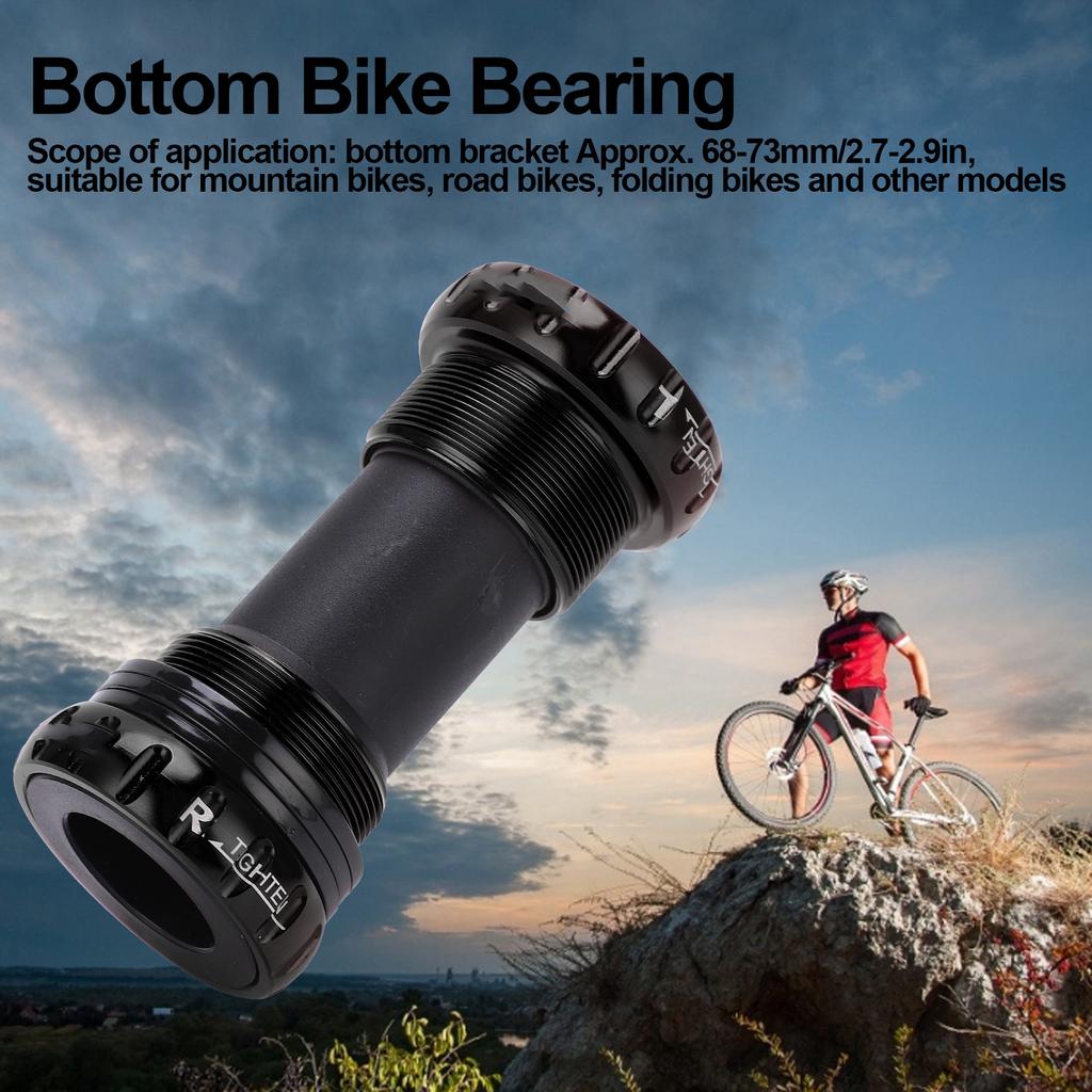 Bike Bottom Bracket Light Weight Replacble Practical Cycling Component for Folding