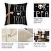 1/4Pcs Halloween Pillowcase, Halloween Orange Pumpkin Ghost Cushion Cover, Decorative Sofa, Living Room, Bedroom Cushion Cover