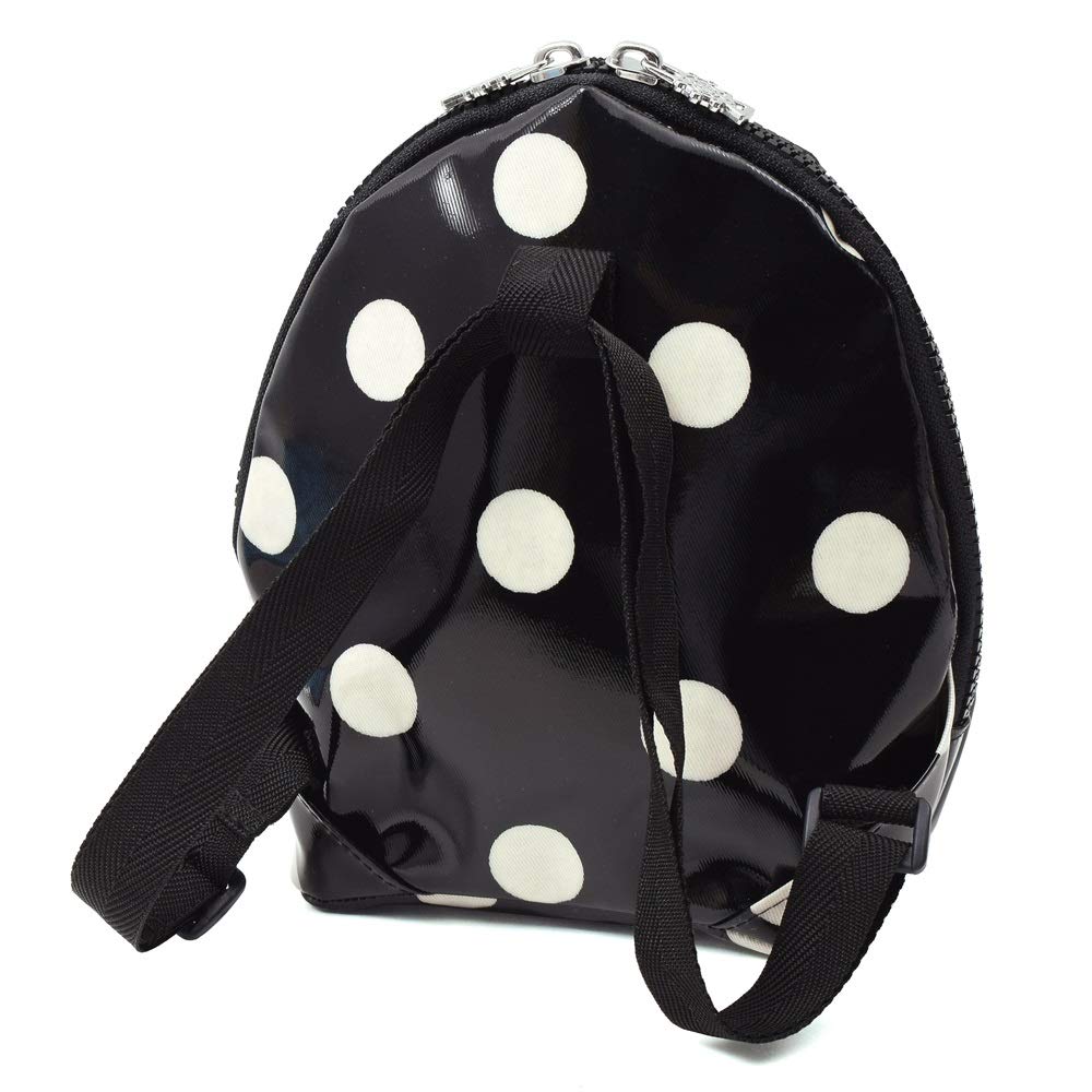 FARBENFROHER CANDY-STYLE Becherbeutel Dickes Switching Babyflaschenbeutel Ausgehen Hergestellt in Japan Punktmuster B2206300 groß(Köper schwarz)