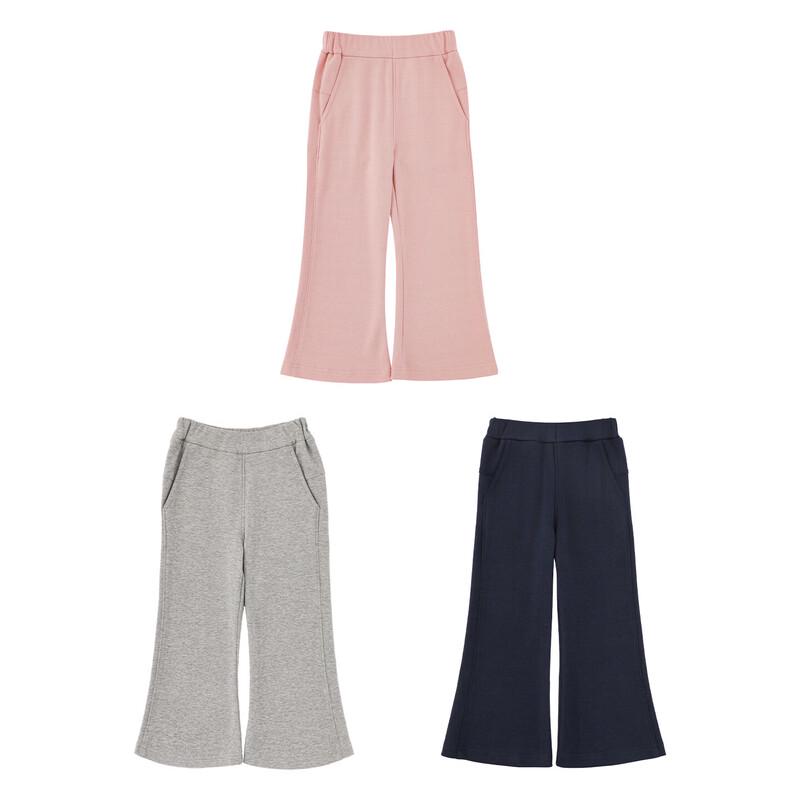 Youyou Girls' Slim-Fit Knit Flare Pants