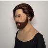 Funny uncle silicone mask, live streaming party mask