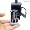 1/12 Mini Fireplace Stove Chimney Model Dollhouse Living Room Decoration Dolls House Furniture Accessories