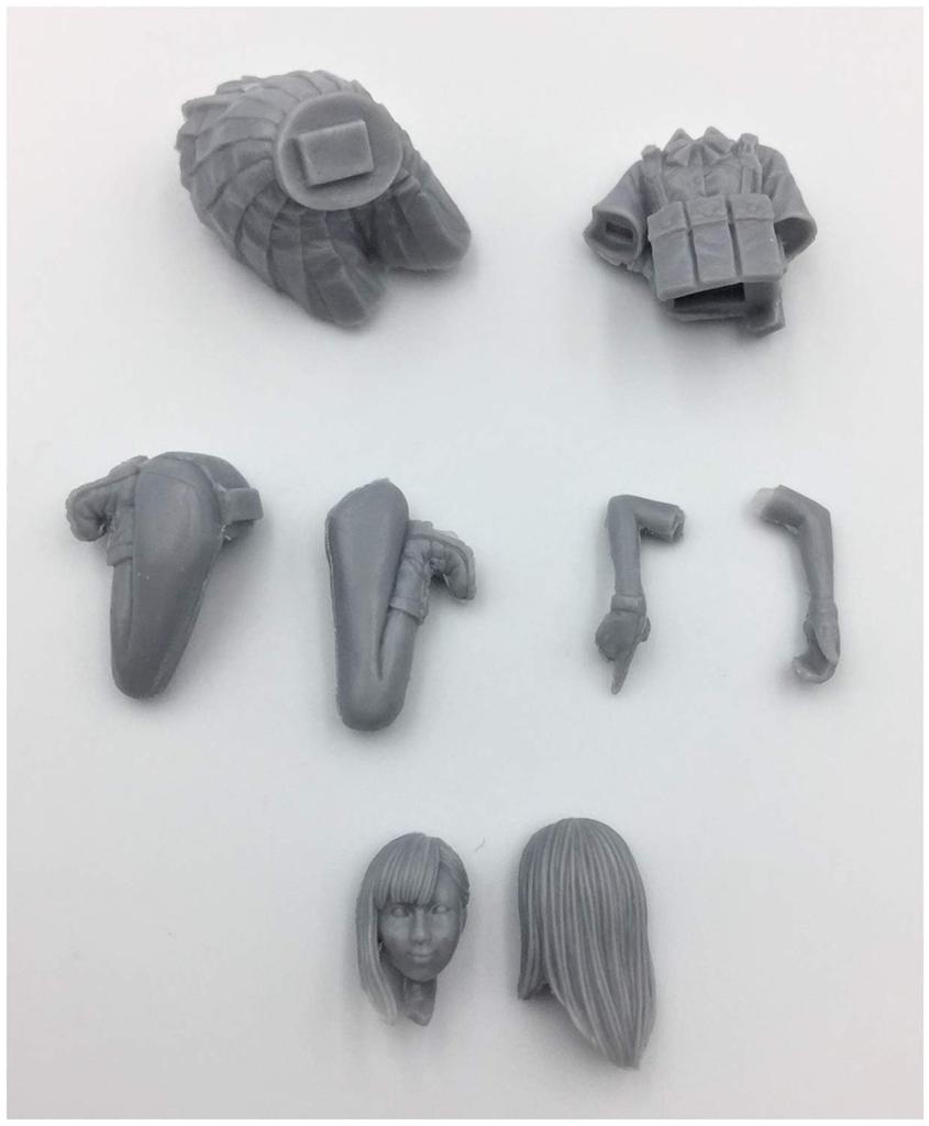 Modelium 1/35 LittleArmory Figure Series Ena Toyosaki (Real Head Version) Resin Kit T19LA35-002M