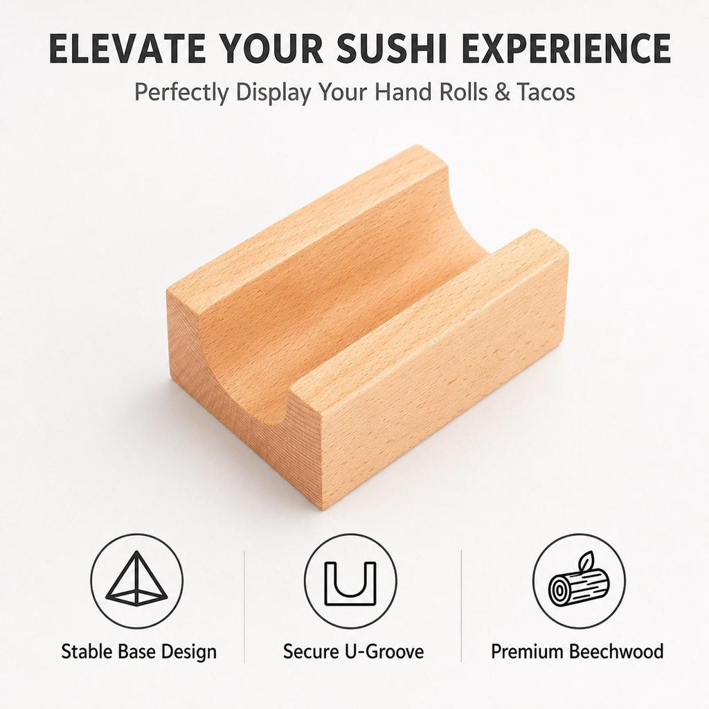 Taco-Halter, Vielseitig einsetzbar, Japanischer Sushi-Ständer für Theken, Partys und Esstische