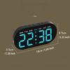 Vibrant Multi-Function LED Digital Clock - Stylish Bedroom Decor with USB Output Alarm and Ambient Lighting - Perfect for Mode