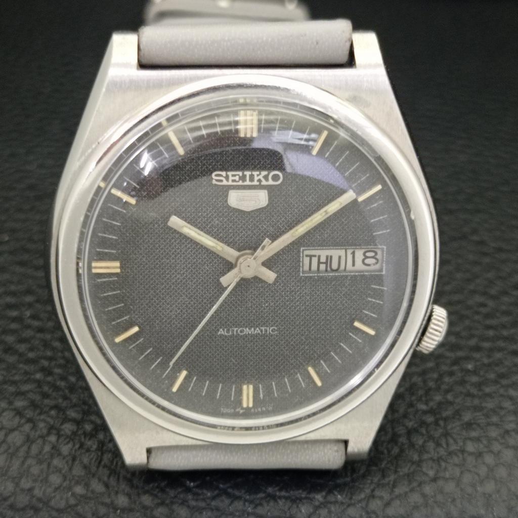 JAPAN VINTAGE SEIKO 5 AUTOMATIC 7009A MENS ORIGINAL DIAL WATCH a702373-5 R124-a702373