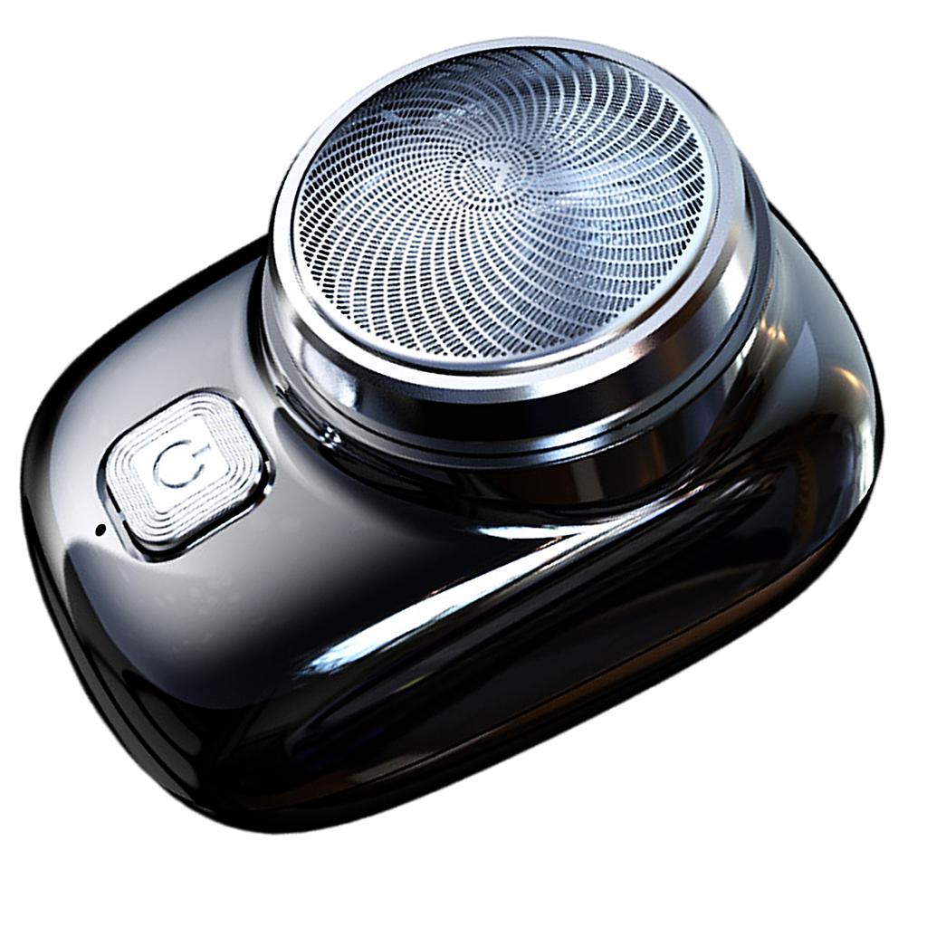 Compact Face Shaver Portable Men Travel Facial Hair Groomer Rechargeable Electric Razor Waterproof Cordless Shaver
