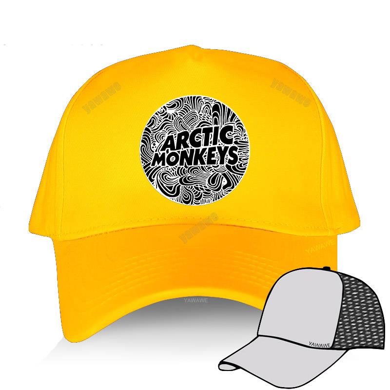 

Однотонная простая мужская бейсболка, хлопковая шляпа от солнца с арктическими обезьянами, унисекс, для спорта на открытом воздухе, шляпа Snapback для бега, рыбалки, путешествий Adjustable