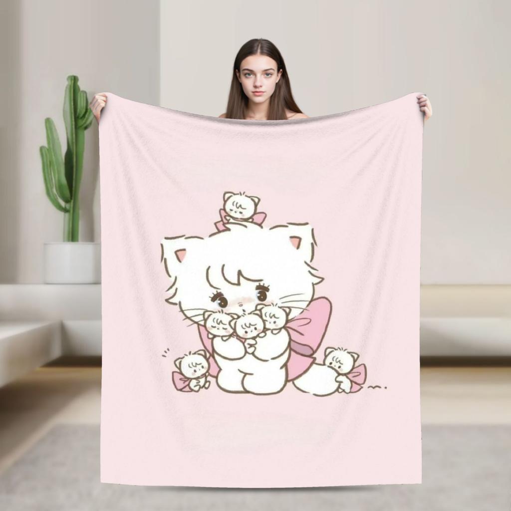 MiKKOS Blanket Quality Warm Soft Throw Blanket Winter Girls Boys Couch Bed Funny Bedspread