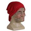 Smoke Grandma Realistic Old Women Face Mask Halloween Horrible Latex Mask Scary Full Head Creepy Wrinkle Face Cosplay Props