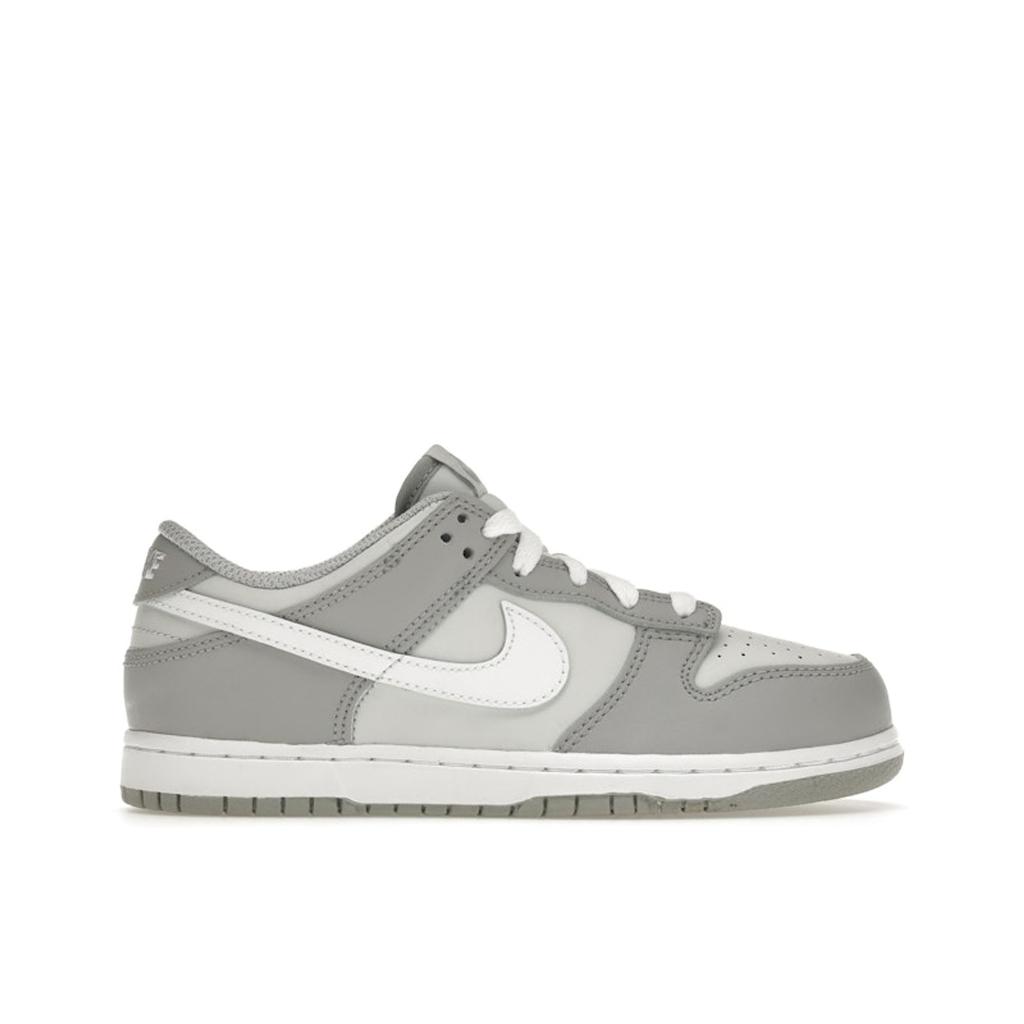Nike Dunk Low PS Wolf Grey Kids Sneakers Pure-Platinum White DH9756-001