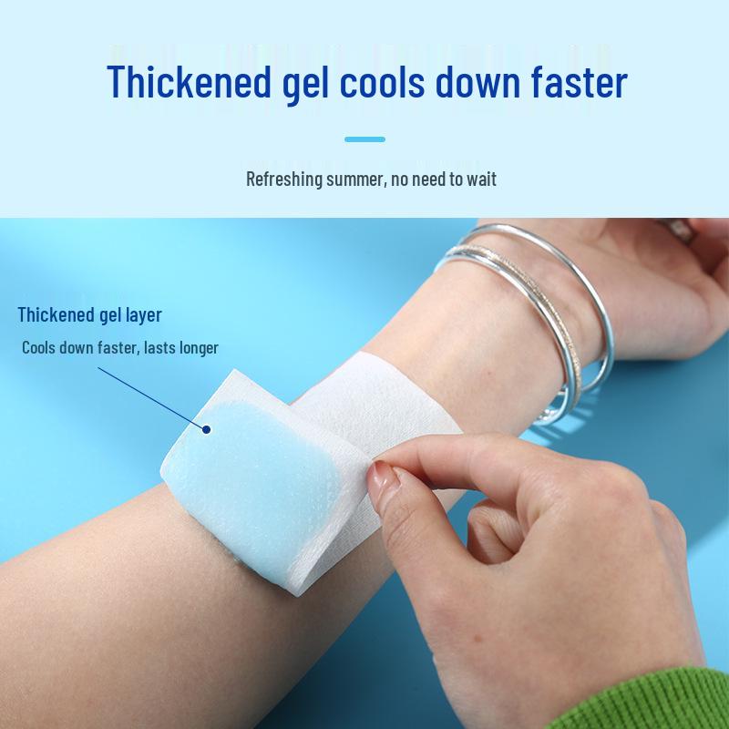 Cartoon Student Cooling Ice Patch – Fruit Flavor, Fever Relief for Summer & Military Training