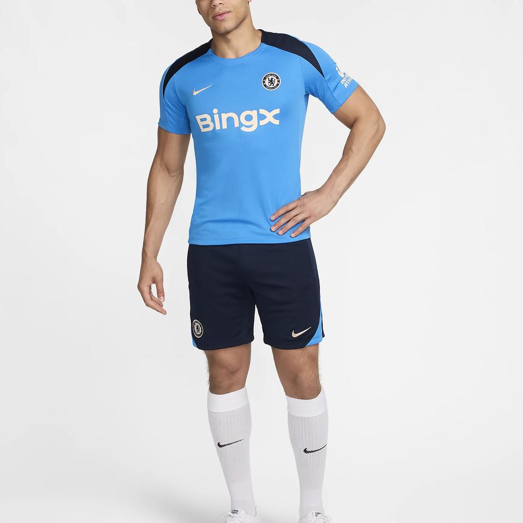 New Nike Chelsea FCDri Fit T Shirt Men's Light Blue FN9813-436