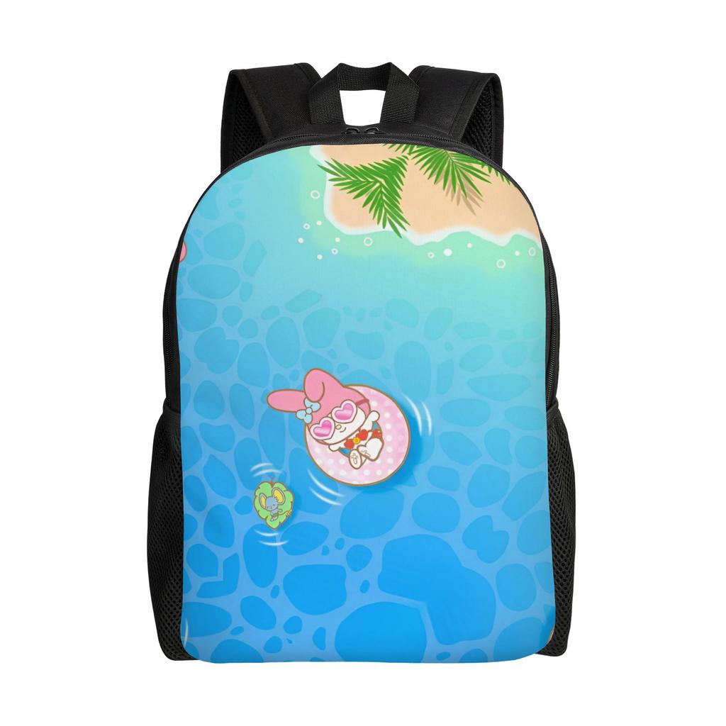 M-Melodies Backpack for Men Women School College Student Bookbag Fits 15 Inch Laptop Cute Rabbit Bags