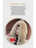 Women's Casual Mid-Length Korean Style Cotton Jacket with Fur Collar