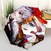 1 stuks Buitenparaplu met Anime Personages - Automatisch Openen/Sluiten, Draagbaar 3-Vouws Ontwerp, 8-Ribben IJzeren Frame - Perfect Cadeau voor Fans, Reizen