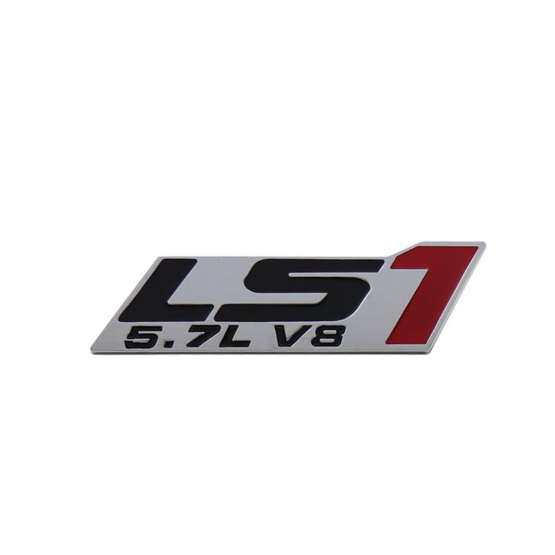 

3D Premium LS3 6.2L LS1 5.7L V8 for car Hood Fender trunk Rear Bonnet Nameplate Decal Emblem Badge Sticker Metal-LS1