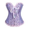 Dames Korset Tops Off Shoulder Kant Strik Design Regular Fit Shapewear Perfect Figuur Vetersluiting Taille Trainer