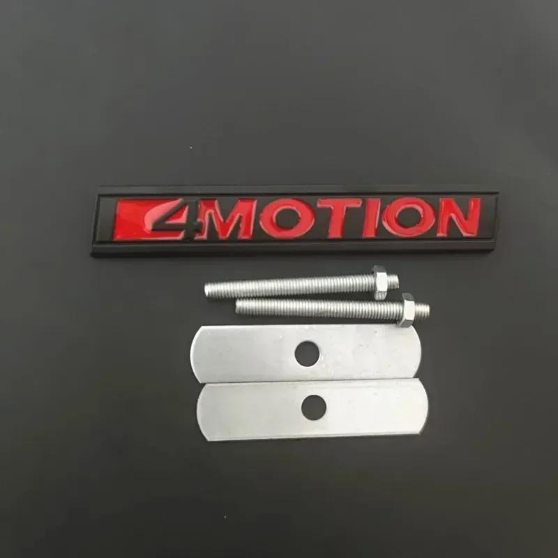 3D Metal 4 MOTION Logo Front Grille Badge Emblem Decals for VW Golf Tiguan Touareg Passat Polo Jetta Car Stickers ChromeLP8