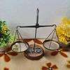 Antique Brass Balance Scale Apothecary Decor with Weights Home Decor Birthday Gift