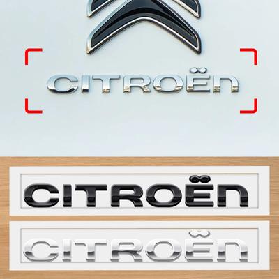 ABS Car Rear Trunk Badge Letter Sticker for Xsara C3 Picasso Elysee Berlingo C4 Sega Aircross C5 Emblem Logo Accessories
