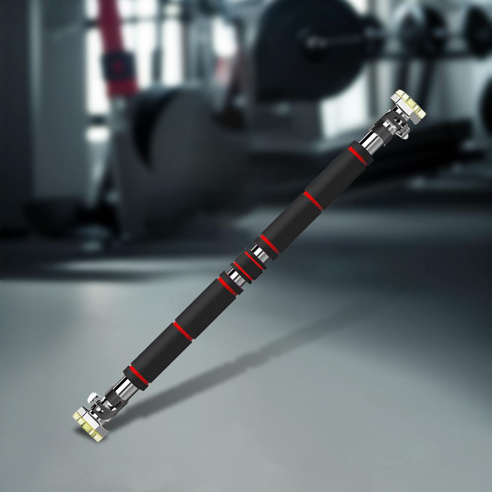 Doorway Pull Up Bar Heavy Duty Pull Up Bar Fits 25.3-33.1in Door Frames Horizontal Bar Adjustable Length for Strength Training