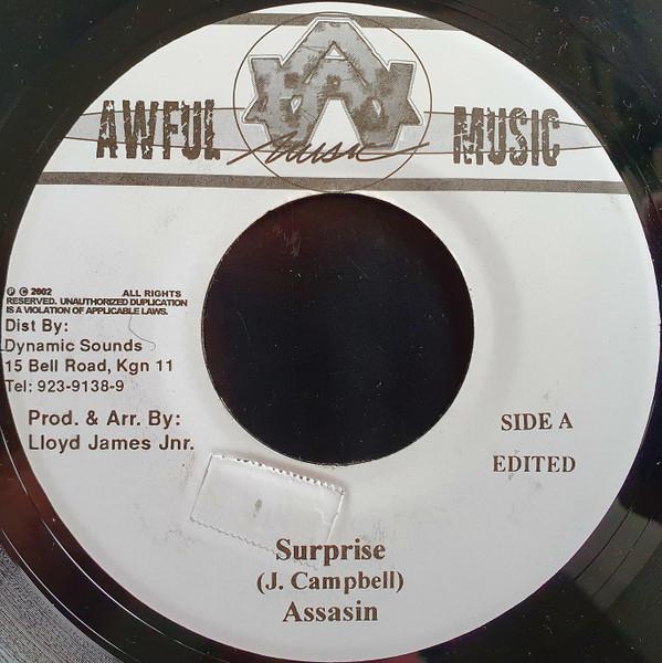 

7inch Record ASSASSIN - Surprise NONE Awful Music 2002 Jamaica Reggae, Ska & Dub Used