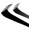 For Focus MK4 ST Line 2019-2022 Front Bumper Side Air Vent Trim Cover Glossy Black/Carbon Fiber Look Fog Light Frame Spoiler Lip