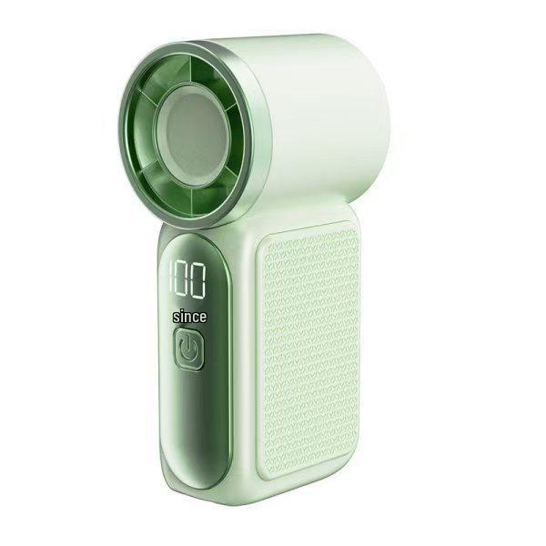 X688 Mini USB Pocket Fan: Strong Wind, Portable & Handheld with Claw Machine Design 35x59x99mm зелёный