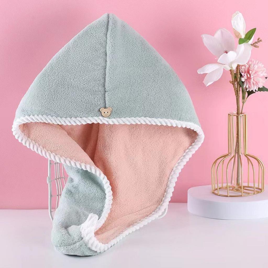 JOYBLISS Microfiber Hair Towel Magic Fast Drying Dryer Towel Women Wrap Head Absorption Water Bath Hat