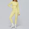 Womens Quick Dry Stretchy Yoga Set Workout Running Sport Outfit