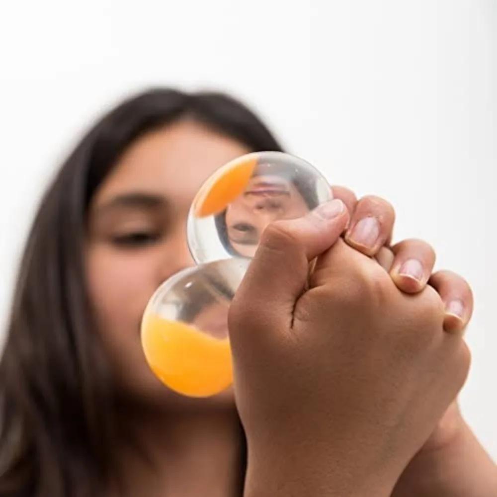 Funky Egg Splat Ball Squishy Toys Stress Relief Egg Yolk Balls Squishies Morsomt leketøy for barn Angstreduserende lindring for voksne
