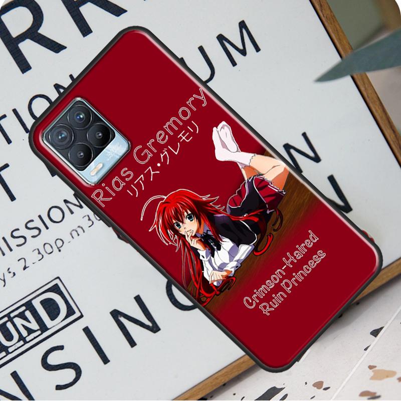 Akeno Rias Gremory High School Dxd Rückseite für Realme 8i 8 Pro GT Neo 2 Master C15 C21 Hülle für OnePlus 8T 9R Nord2 9 Pro