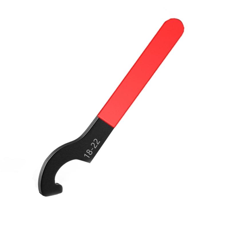 High Carbon Steel Crescents Spanner Tool Collection In Red And Black Plumbing Equipment Set For Mechanical Adjustments