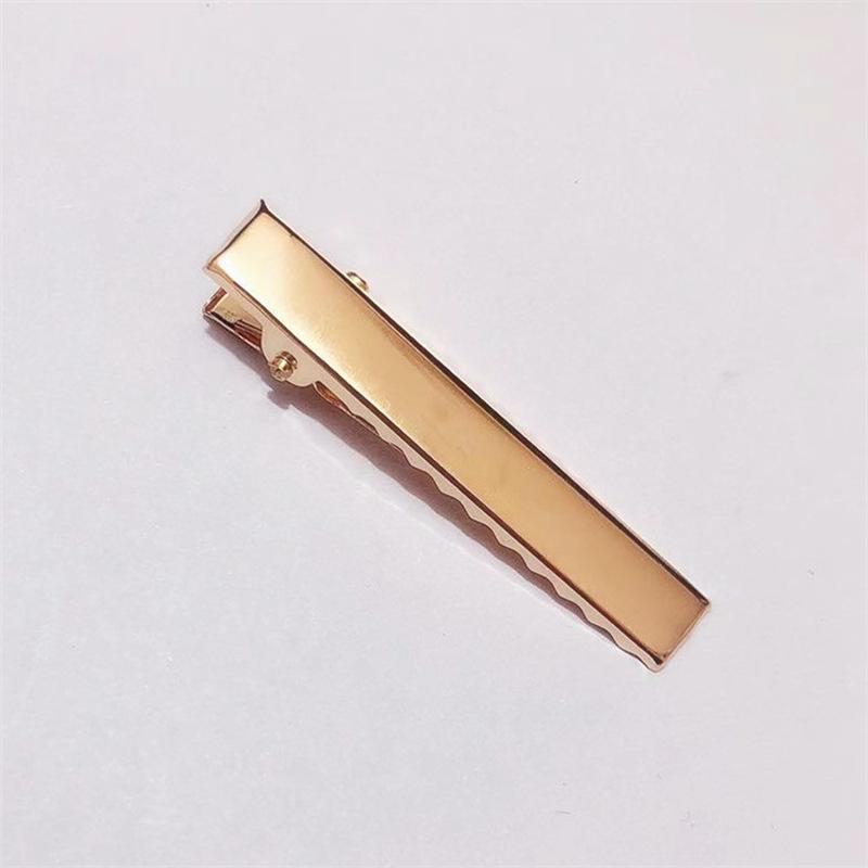 Gold Metal Geometric Duckbill Clip for Handmade Jewelry