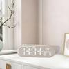 Silent Operation Digital Wall Clock Nordic Style Tabletop Electric Clock  Bedroom Use