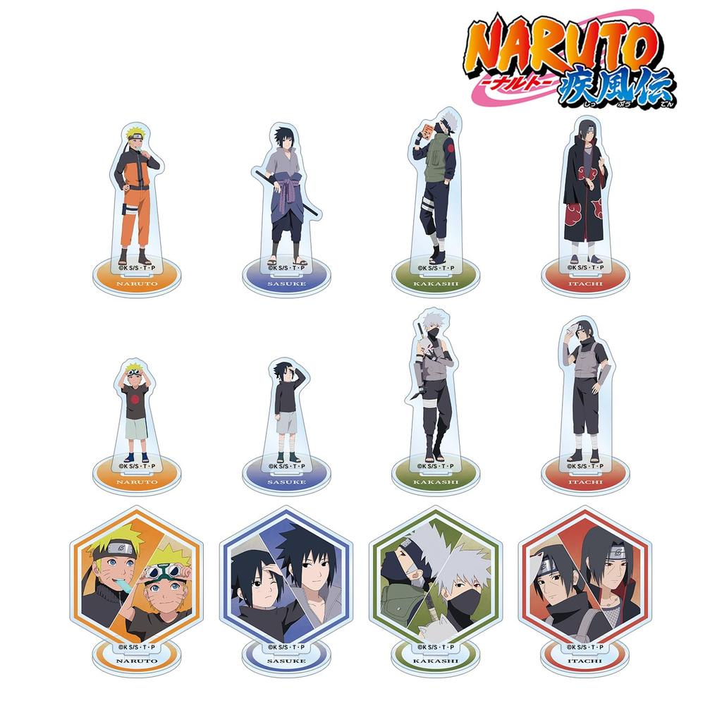 NARUTO Shippuden Original Illustration Past and Present Trading Acrylic Stand 2 of Ver. Vol. (Box 12)
