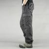 Autumn and Winter Thick Casual Pants Men's Plus Size Overalls Cotton Casual Pants Men