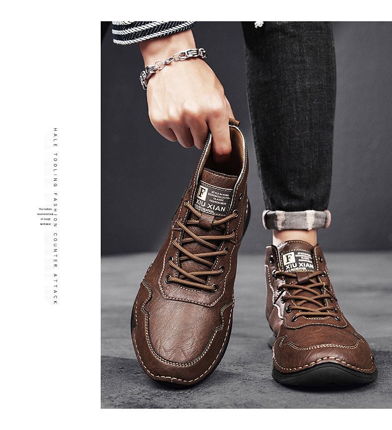 Men's High-Top Outdoor Work & Hiking Boots