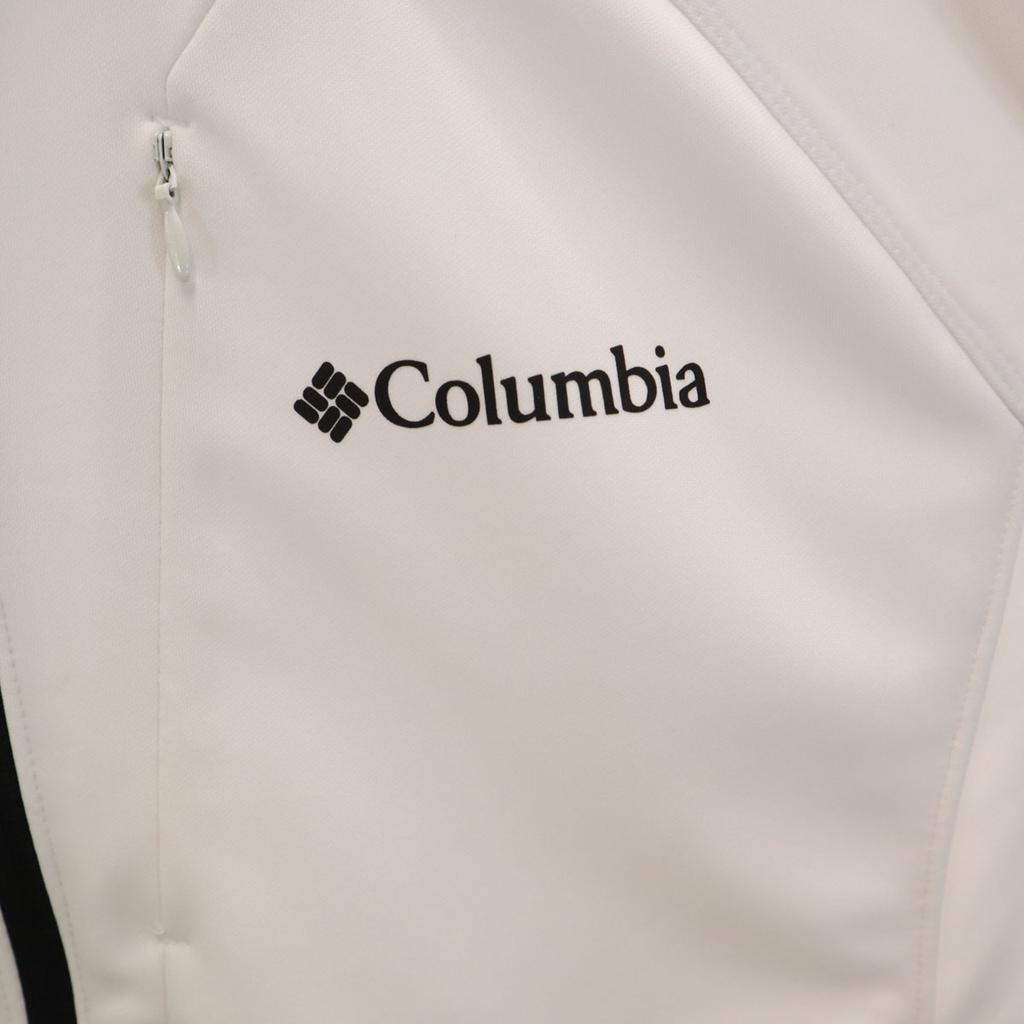 Columbia Track jacket XL white Jersey Outdoor Men's Used
